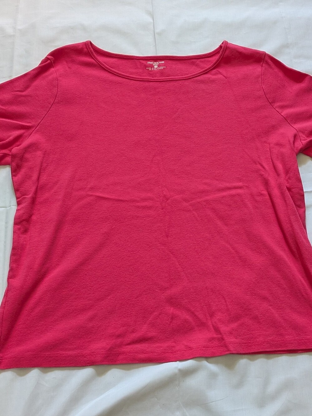 Jones New York Women's Basic Red T-shirt Size 2X